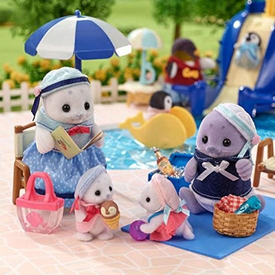 EPOCH Sylvanian Families Doll Seal Family FS-51 ST Mark Certified 3 years older Toy Dollhouse
