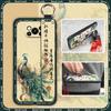 Lanyard Protective Phone Case For Xiaomi Poco X3 NFC/X3 Pro Wristband Back Cover Chinese Style Silicone Phone Holder