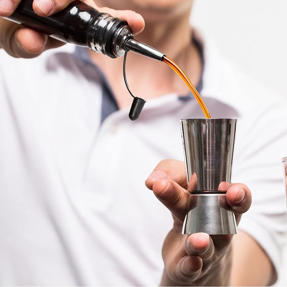 8 шт. нержавеющих пуреров с силиконовыми пылезащитными колпачками подходят для баров, ресторанов