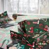Santa Claus Present Box Packing Snowman Gift Box Paper Christmas Wrapping Paper  Xmas Ornament