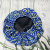 Sigma Gamma Rho Yellow Color Blue Greek Letter Campus Sorority Hair Stain Bonnets 1922 SGRho Letters Night Sleep Hat for Lady
