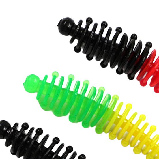 Удобная гибкая ловля рыбы, прочный мягкий ПВХ, ловля форели, искусственный червь, приманка для плавания, приманка