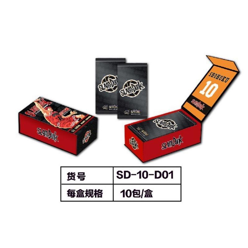 Genuine Slam Dunk Passionate youth commemorative package Trading collectible cards Anime character collection card Kid toy gift