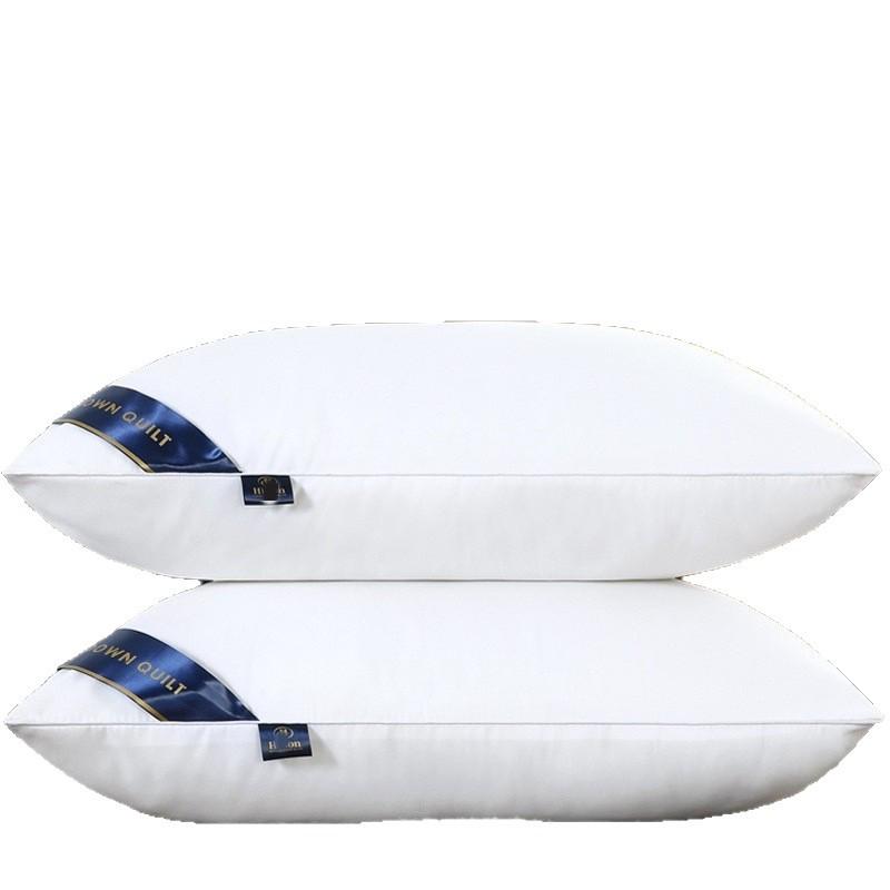 Пятизвездочная подушка Hilton из перьевого бархата для защиты шеи - Идеально подходит для дома или в качестве подарка