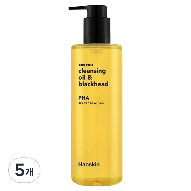 Hanskin Blackhead Cleansing Oil PHA, 400ml, 5 pcs