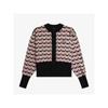 [genuine Headquarters] Fred Perry [amy Winehouse] Jacquard Knit Cardigan  S51  Afpf2417108 S51 qzgAfpf2417108 S51