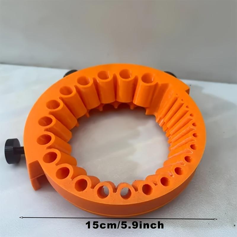 1pc Drill Bit Sharpener Attachment, Plastic Drill Bit Grinding Tool for Old Drill Bits, Large Angle Milling for 2-13mm Bits