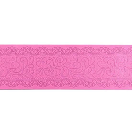 Силиконовая форма Yousheng, термостойкая, многофункциональная, с цветочным узором, с антипригарным покрытием, прочная, для выпечки помадки, принадлежности для выпечки