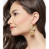 Fashion Jewellery Gold Plated Pearl Jhumka/Jhumki Earings for Women Traditional Earrings for Girls