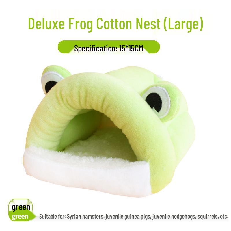 Зимнее теплое хлопковое гнездо для маленьких питомцев: Хомяки, Шиншиллы, Ежи, Белки и Кролики