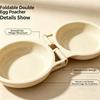 Microwave Egg Steamer / Plastic Egg Poacher / Microwave Egg Cooker