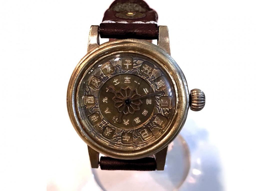 Часы Часы Koji Shinohara 14486951 Темно-коричневые [Handmade JHA] Мужские