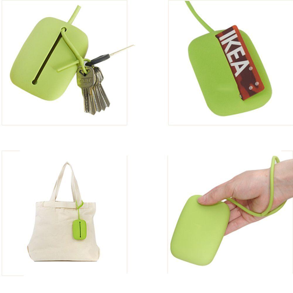 Multifunctional Home Furnishing Key Chain Hasp Style Silicone Key Holder Case Card Bag Accessories