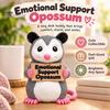Настольная фигурка опоссума, Фигурка эмоциональной поддержки, 3D-печатная статуэтка, Коллекционная фигурка, Скульптура животного для украшения рабочего стола в доме и офисе, PLA