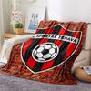 1PC FC Spartak Trnava Patterned Flannel Blanket Suitable For All Seasons for Home Decor Warmth and Comfort Gifts Holiday Present