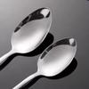 Zhaoran Thickened Stainless Steel Small Round Spoon