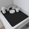 Kitchen Counter Dish Drying Mat Non-slip Rubber Back Heat Resistant Drainer Mat Kitchen Super Absorbent Draining Mat