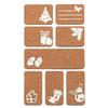 Adhesive Cork Labels 4 To 9 Cm 8 Pieces