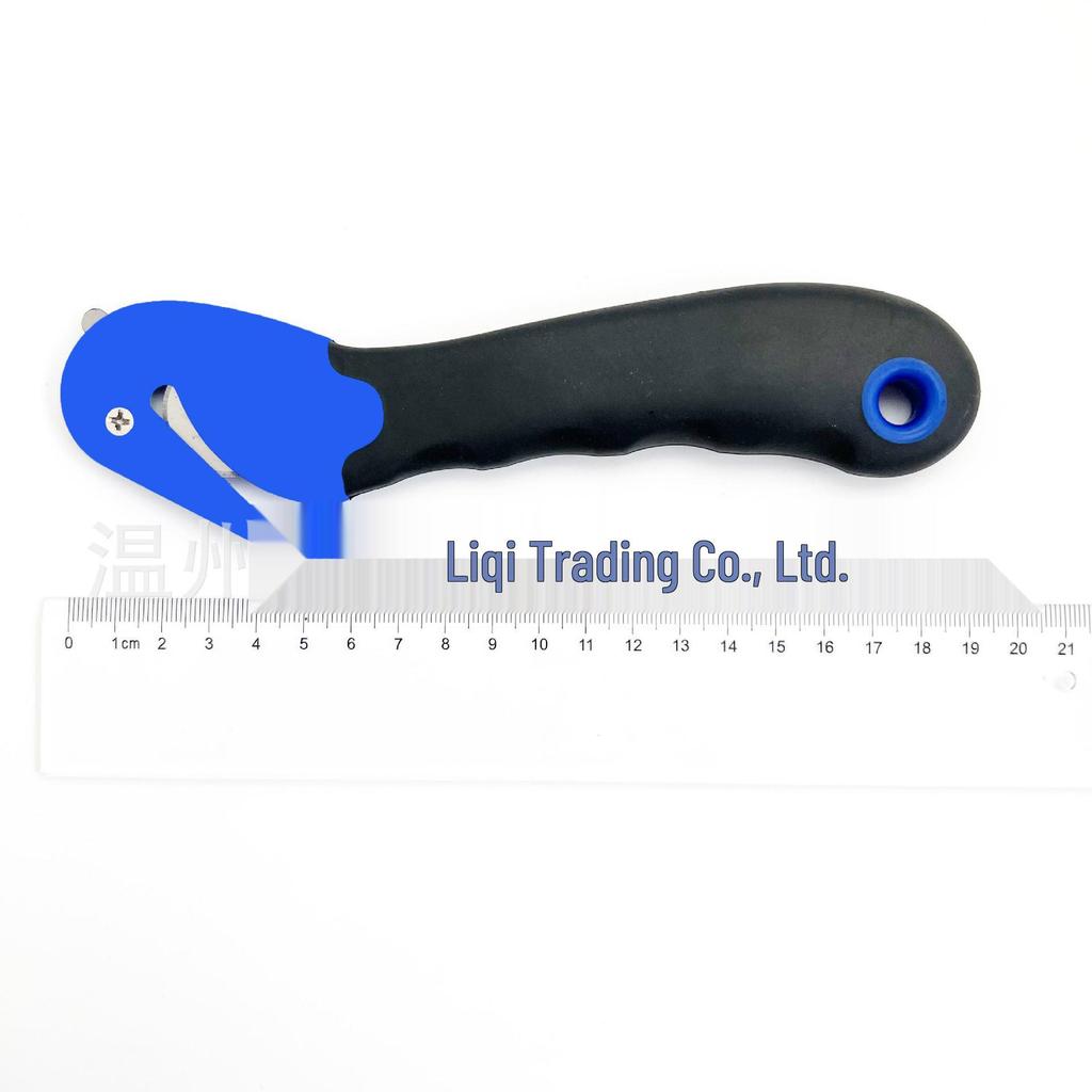 Double-Headed Cable Tie and Box Opener: Curved Hook and Pointed Nose Unsealing Knife