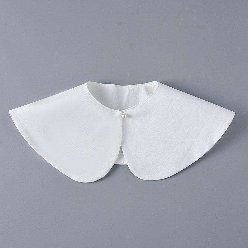 Fashion Scarf Fake Collar Shirt Women Detachable Collar Lace Neckline Women False Collar Tie White Faux Col Clothes Accessories