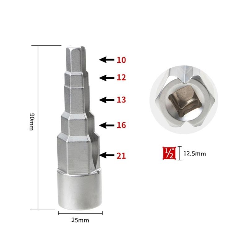 Квадратные радиаторы ступенчатый ключ, 1/2 3/8 привод универсальный ступенчатый ключ, используется для труб и радиаторов фигурный ключ