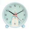 Cartoon Animal Desk Clock for Children and Students Electronic Gift 4.5-inch Night Light Silent Scanning Alarm Clock Silent Alarm Clock