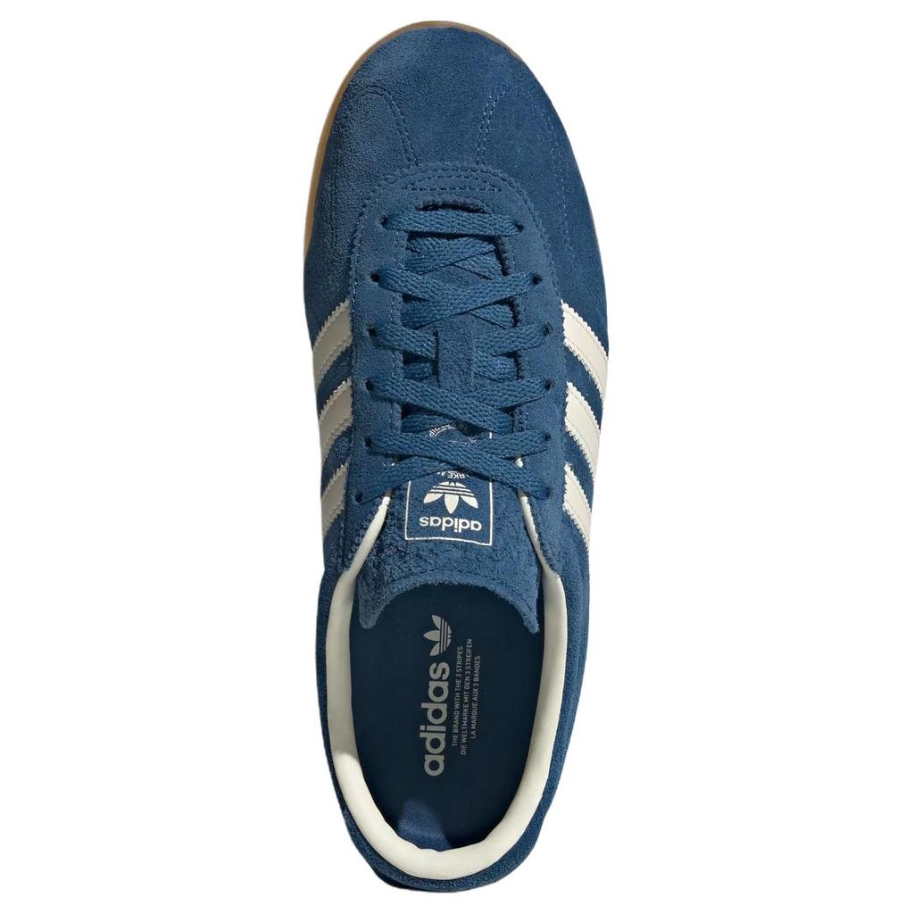 adidas Оригинальные Низкие Скейтбордические Кроссовки GAZELLE Унисекс Синий Бежевый IH6941