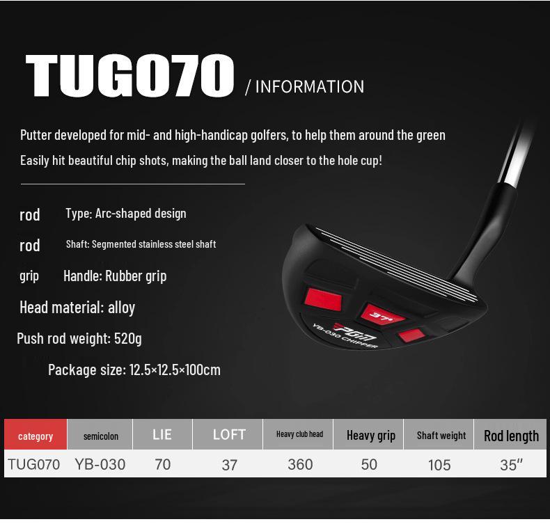 PGM Alignment Golf Putter for Men & Women, Directional Control with Bunker/Pitching Wedge