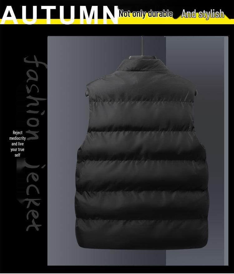 Мужской легкий теплый пуховый жилет «Пугало» - Зимняя молодежная верхняя одежда