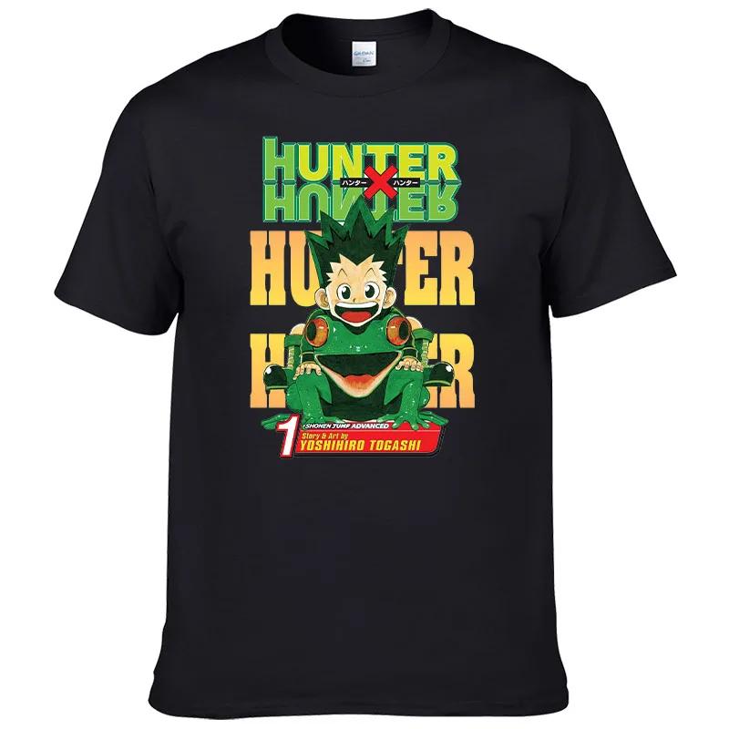 Anime Hunter X Hunter Anime T-shirt 2023 Summer Cotton T-shirt Casual Harajuku Street Apparel Casual Short Sleeve Top F128