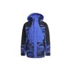 Originals Color-Block Print Sports Hooded Down Jacket Men Outerwear Blue H13578