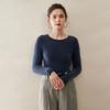 Autumn & Winter Women's 100% Cashmere Round Neck Loose Knit Pullover Sweater