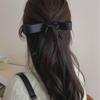 Forest Style Bow Hairpin - Girly Knot Ribbon for Half-tied Looks