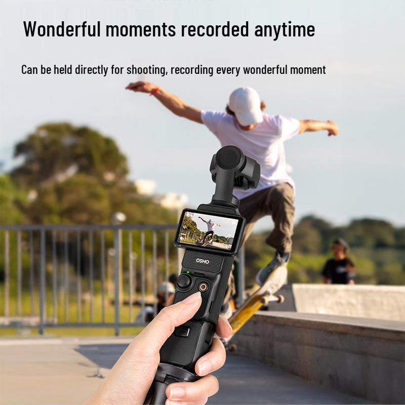 Portable Thick Handle Tripod Base for DJI Pocket 3 Action Camera