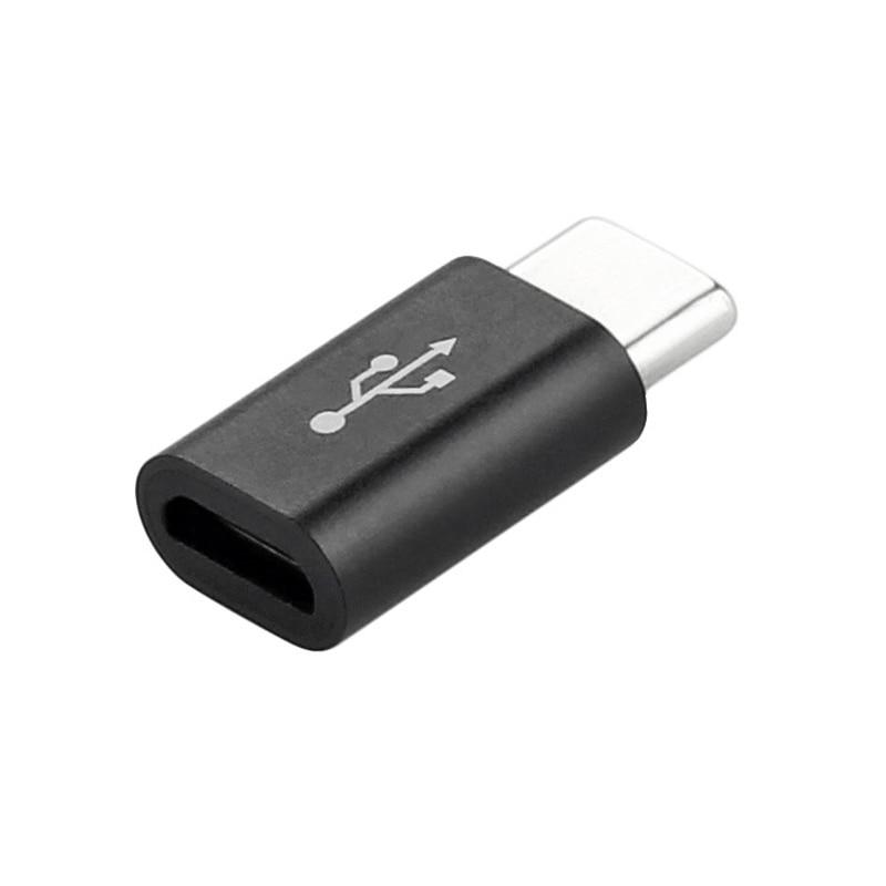 Разъем Micro USB Адаптер Micro USB - USB C для Huawei Xiaomi Redmi Samsung Адаптер USB Type C Телефонный адаптер
