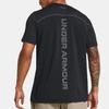 Under Armour Футболка с коротким рукавом и круглым вырезом, с принтом логотипа, мужская, черная 1382799-001