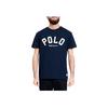Polo Ralph Lauren Letter Print Round Neck Свободный крой с коротким рукавом Футболка Мужская Топы Синий 710952043-001