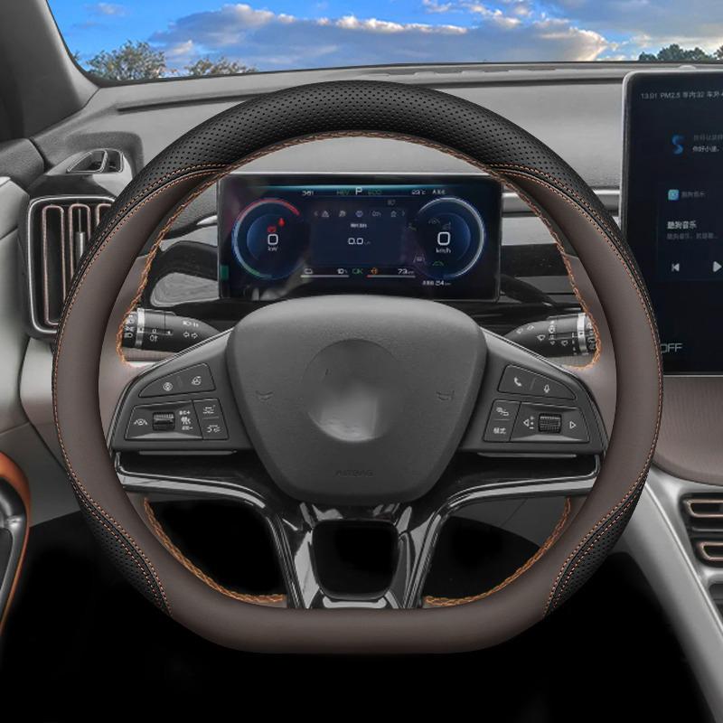 Для BYD Song PLUS DMI Pro 2019 - 2025 автомобильный чехол на руль противоскользящий износостойкий специальный защитный декоративный аксессуар для салона