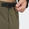 Adidas Solid Color Lace-Up Large Pocket Outdoor Cargo Pants Men Pants Rock-Olive IC7995