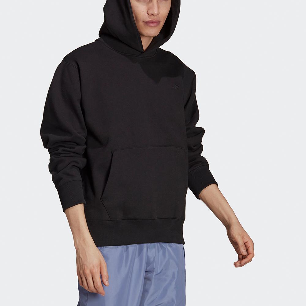 adidas Originals Men's Plain Black Hoodie H11377
