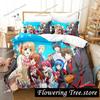 3D-принт аниме Little Busters комплект постельного белья для мальчиков и девочек Twin Queen Size пододеяльник наволочка кровать для детей и взрослых домашний текстиль