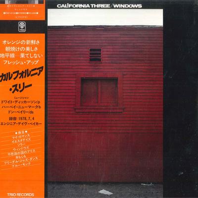 Виниловая пластинка CALIFORNIA THREE - Windows PAP9128 TRIO 1978 Япония Obi Джаз Б/у