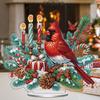 Christmas Table Top Diamond Painting Ornament Kits Animal Diamond Painting Desktop Ornaments Kit for Home Office Desktop Decor
