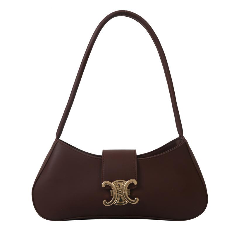 Niche Light Luxury Texture Bag Женская зимняя сумка-подмышка цвета конфеты Темпераментная сумка через плечо для поездок на работу