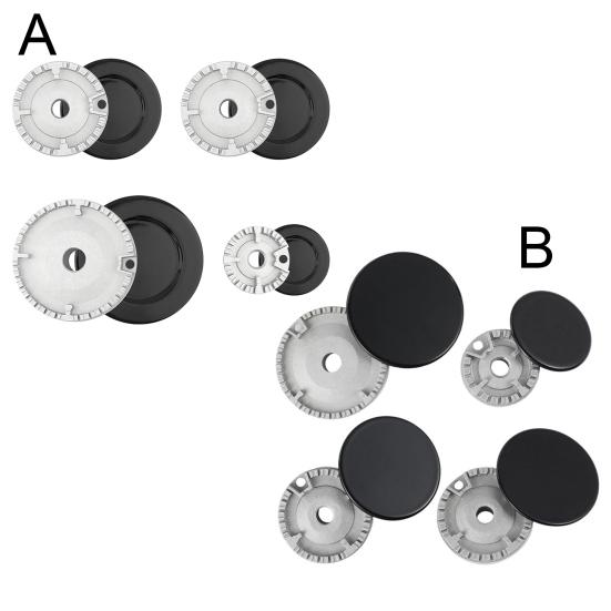 8Pcs Gas Stove Burner Cover Easy Installation High Temp Resistant Electric Stove Cover for Samsung for LG for MATAG Stovetop