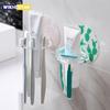 Bathroom Accessories Travel Stand Toilet Shaver Organizer Toothbrush Holder Rack Toothbrush Organizer Hanging Set Storage Rack