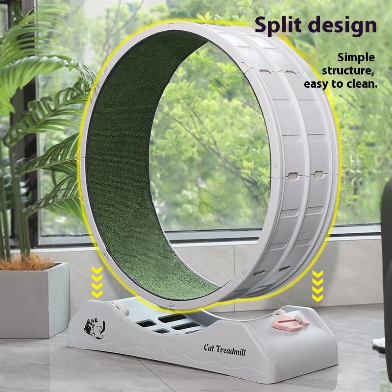 Простая роликовая кошачья беговая дорожка пластиковое бесшумное кошачье беговое колесо кошачий лазательный комплекс домашняя кошачья когтеточка игрушки для питомцев