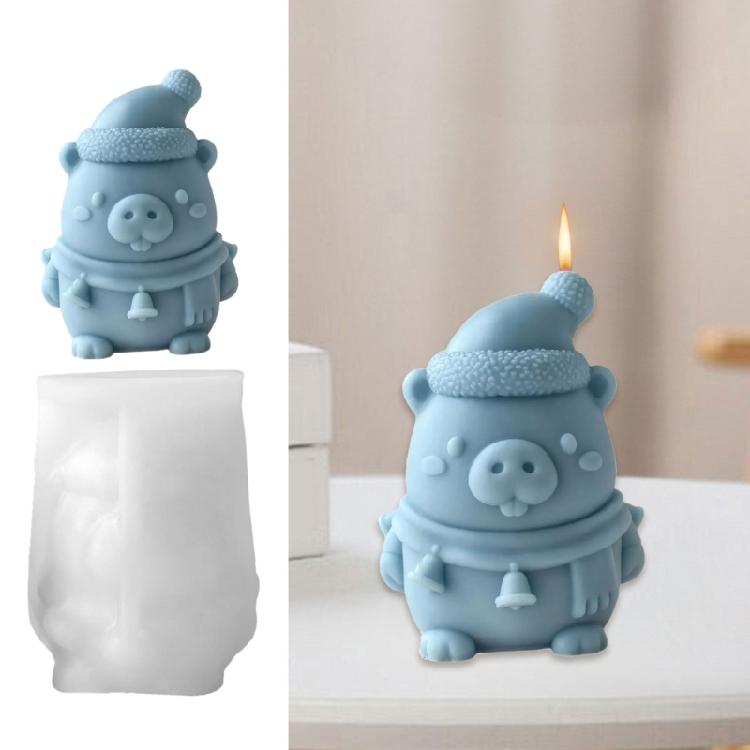 Силиконовые формы в форме животных для эпоксидной смолы, ручной работы, для свечей, для украшения дома, легко извлекаются, силиконовая форма для мыла
