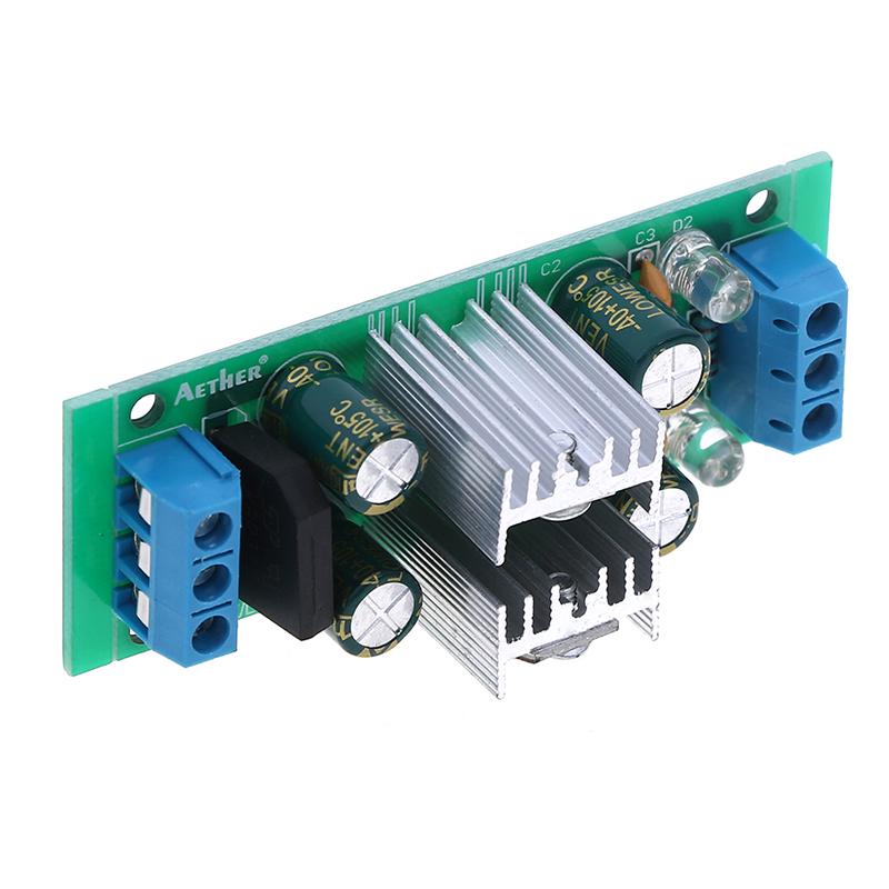Lm7812 + Lm7912 ±12 В Двойной стабилизатор напряжения Выпрямительный мостовой модуль питания