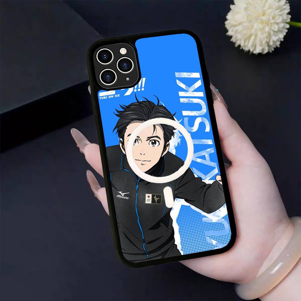 Спортивное аниме YURI ON ICE BL Для Magsafe Магнитный Беспроводной Чехол для Телефона Для IPhone 11 12 13 14 15 16 17 Pro Max Plus Чехол